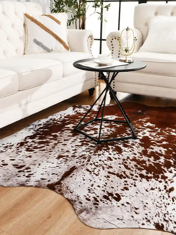 cow rug