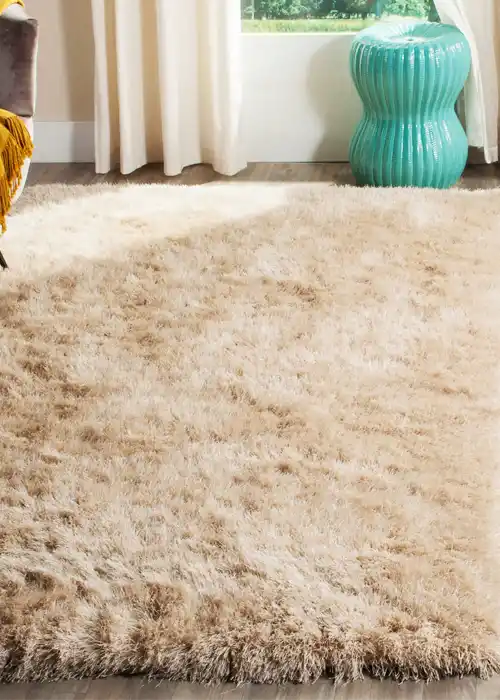 thick shag rug